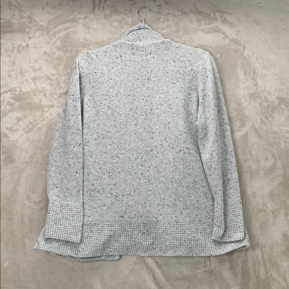 VERVE AMI | XL WOMENS | SHAWL SWEATER RELAXED FIT CARDIGAN in GRAY - Picture 12 of 14